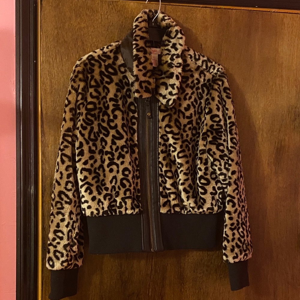 Cheetah Print Kids Jacket